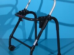 Cadru pentru mers din aluminiu cu 2 roti, Rebotec